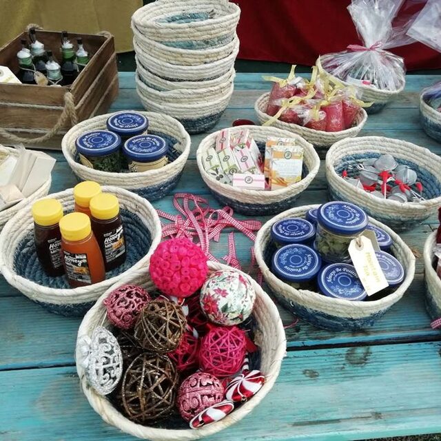 Olive oil and organic products at New Roots Nursery