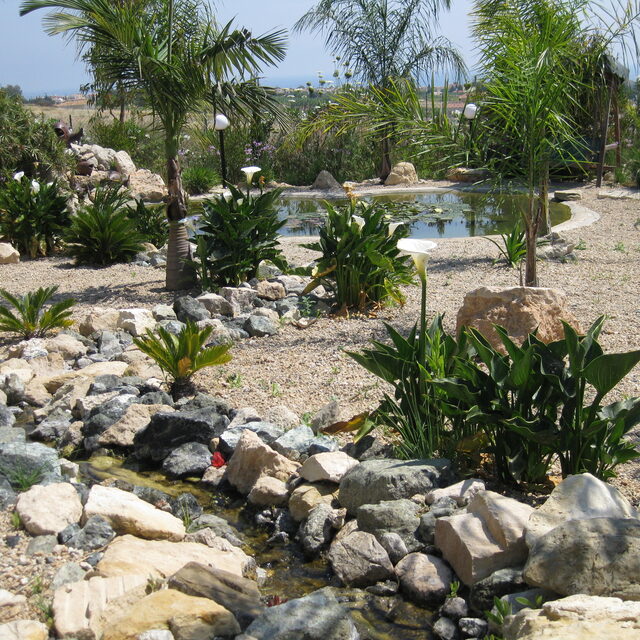 Rockery garden design Cyprus